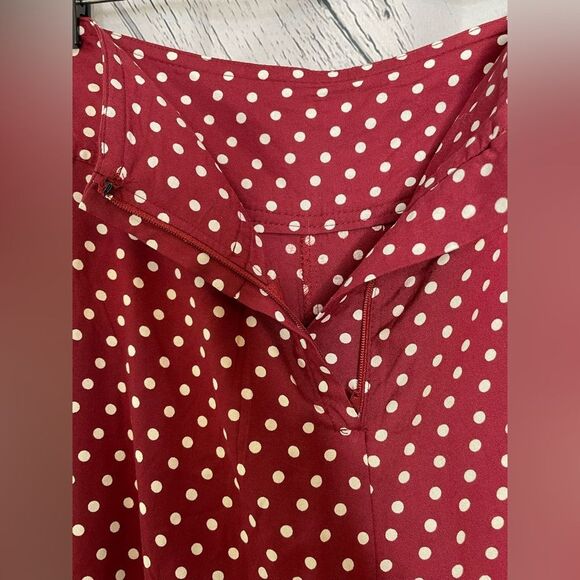 ASOS Polka Dot Wide Leg Palazzo Pant 4 - Picture 5 of 10